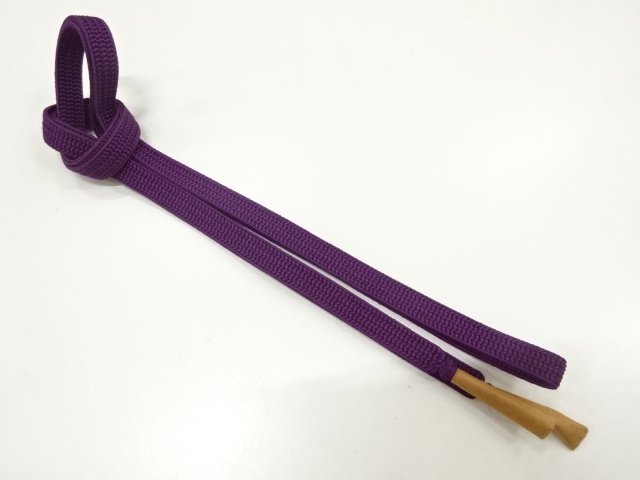 JAPANESE KIMONO / UNUSED HAND-TIED OBIJIME